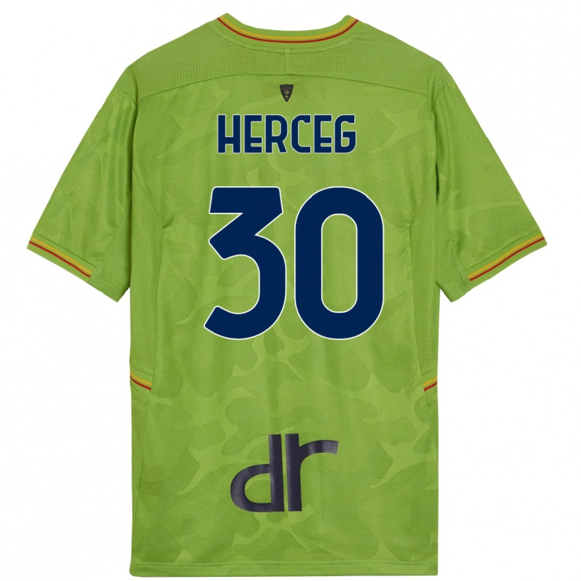 Danxen Homem Lovro Herceg #30 Verde Floresta Preto Camisola Guarda-Redes 2025/26 Camisa Brasil