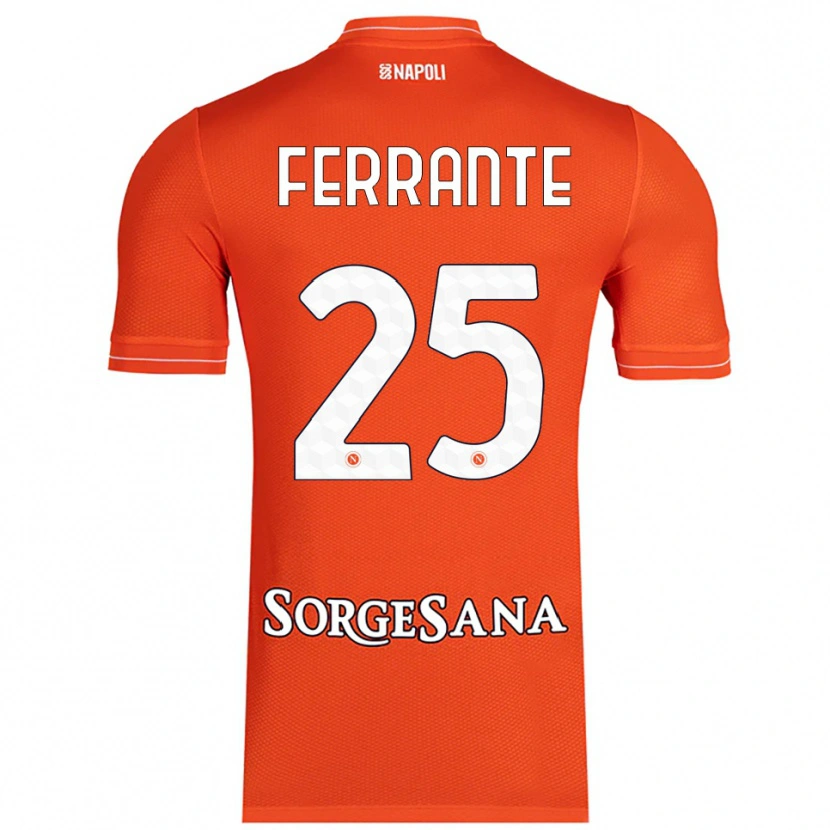 Danxen Homem Mathias Ferrante #25 Laranja Vermelho Branco Camisola Guarda-Redes 2025/26 Camisa Brasil