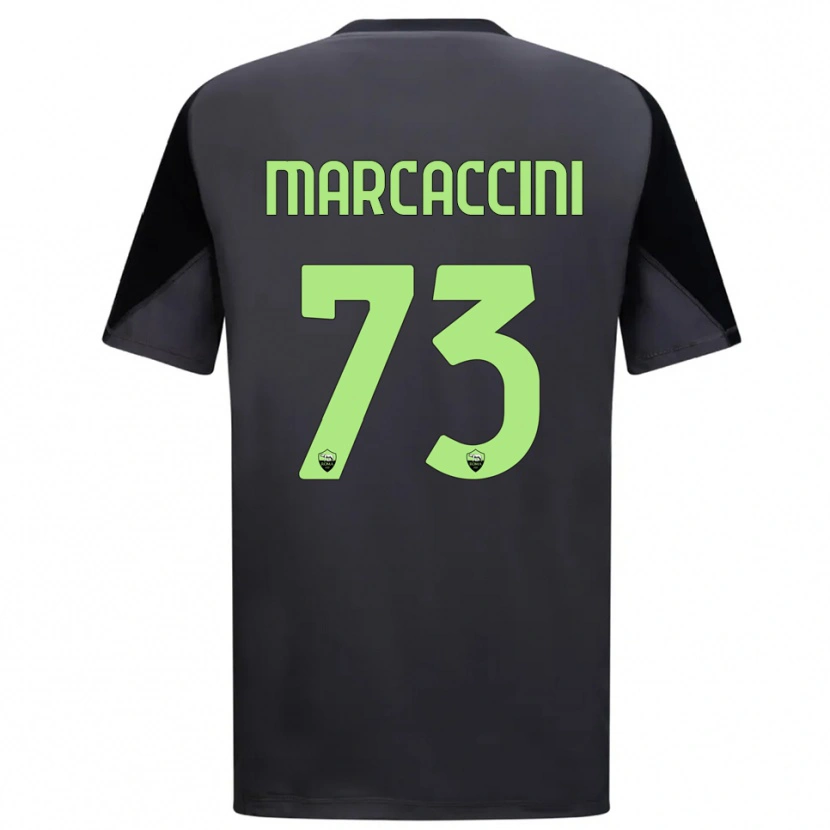 Danxen Homem Alessio Marcaccini #73 Preto Verde Claro Camisola Guarda-Redes 2025/26 Camisa Brasil