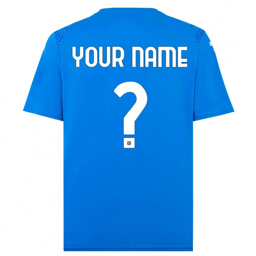 Danxen Homem US Sassuolo Azul Branco Camisola Guarda-Redes 2025/26 Camisa Brasil