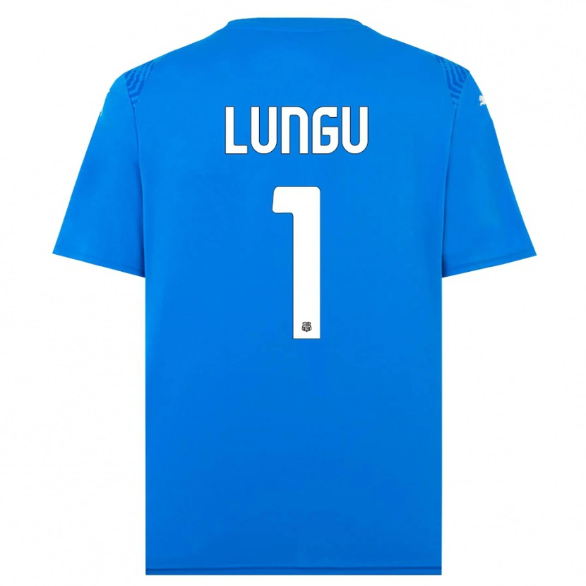 Danxen Homem Luca Lungu #1 Azul Branco Camisola Guarda-Redes 2025/26 Camisa Brasil
