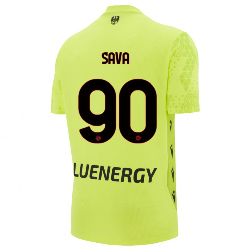 Danxen Homem Răzvan Sava #90 Verde Amarelo Preto Camisola Guarda-Redes 2025/26 Camisa Brasil