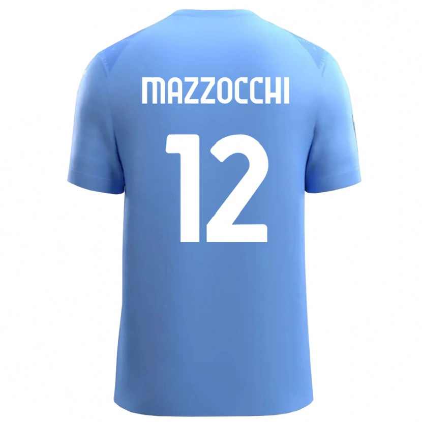 Danxen Homem Alessandro Mazzocchi #12 Azul Céu Branco Camisola Guarda-Redes 2025/26 Camisa Brasil