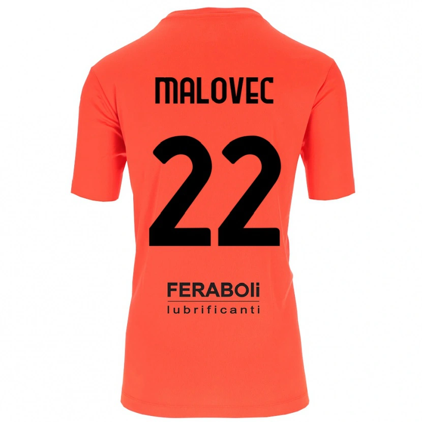 Danxen Homem Adrian Malovec #22 Preto Laranja Vermelho Camisola Guarda-Redes 2025/26 Camisa Brasil