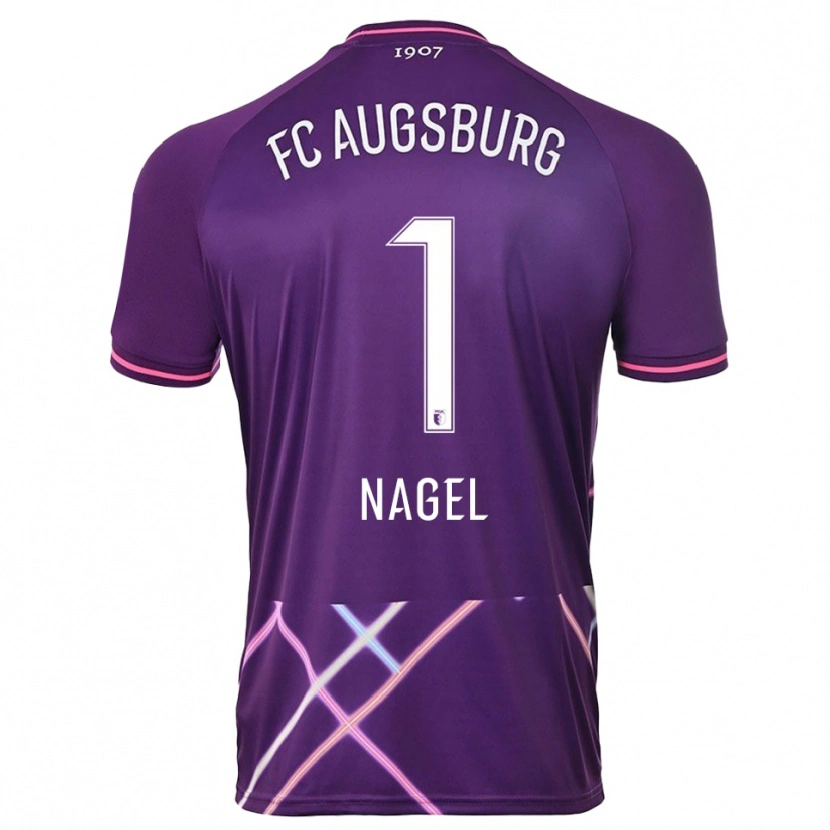 Danxen Homem Timo Nagel #1 Roxo Rosa Camisola Guarda-Redes 2025/26 Camisa Brasil