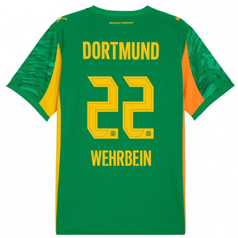Danxen Homem Jan-Mattis Wehrbein #22 Verde Laranja Camisola Guarda-Redes 2025/26 Camisa Brasil