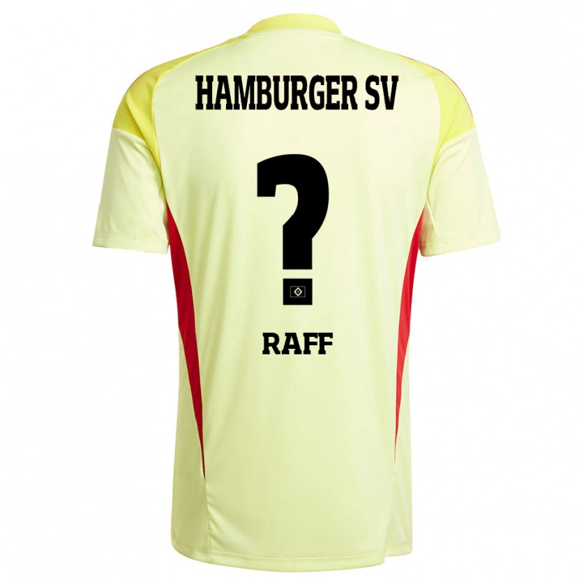 Danxen Homem Dennis Raff #0 Vermelho Amarelo Preto Camisola Guarda-Redes 2025/26 Camisa Brasil