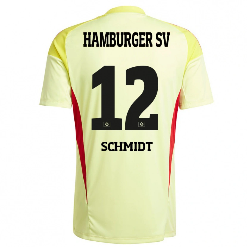 Danxen Homem Bennet Schmidt #12 Vermelho Amarelo Preto Camisola Guarda-Redes 2025/26 Camisa Brasil