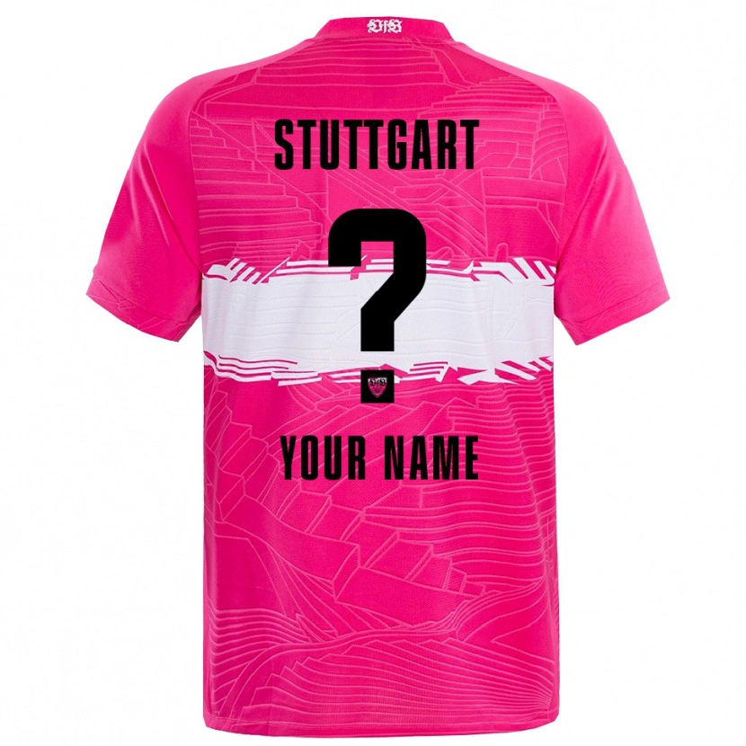 Danxen Homem VfB Stuttgart Preto Rosa Intenso Camisola Guarda-Redes 2025/26 Camisa Brasil