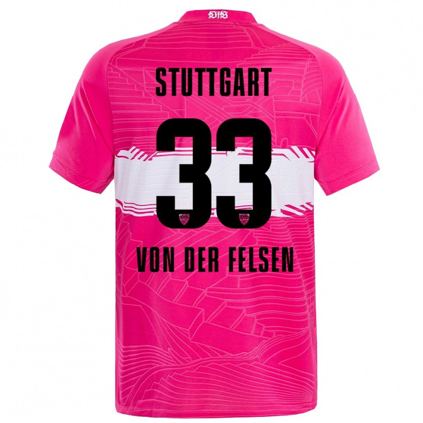 Danxen Homem Jerik von der Felsen #33 Preto Rosa Intenso Camisola Guarda-Redes 2025/26 Camisa Brasil