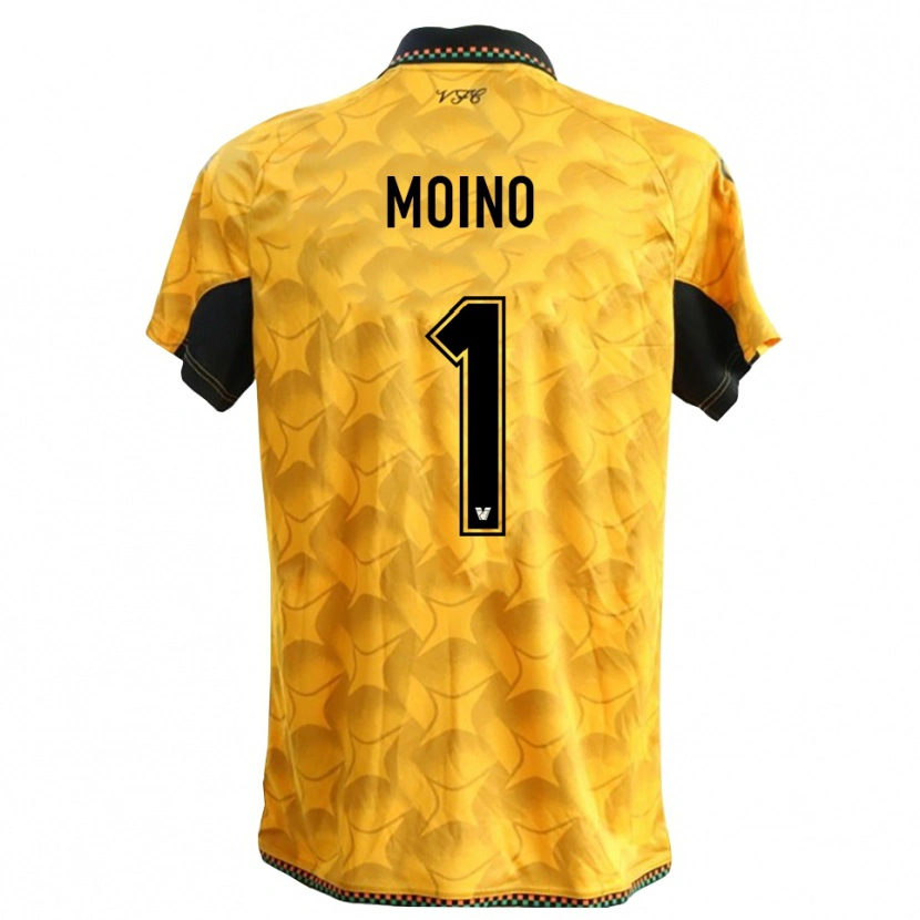 Danxen Homem Thomas Moino #1 Amarelo Preto Camisola Guarda-Redes 2025/26 Camisa Brasil
