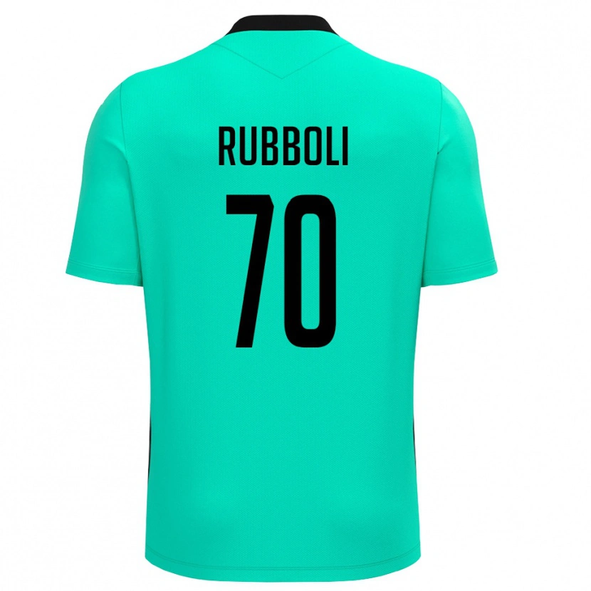 Danxen Homem Lorenzo Rubboli #70 Turquesa Preto Camisola Guarda-Redes 2025/26 Camisa Brasil