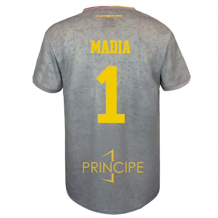 Danxen Homem Lorenzo Madia #1 Prata Marrom Arenoso Camisola Guarda-Redes 2025/26 Camisa Brasil