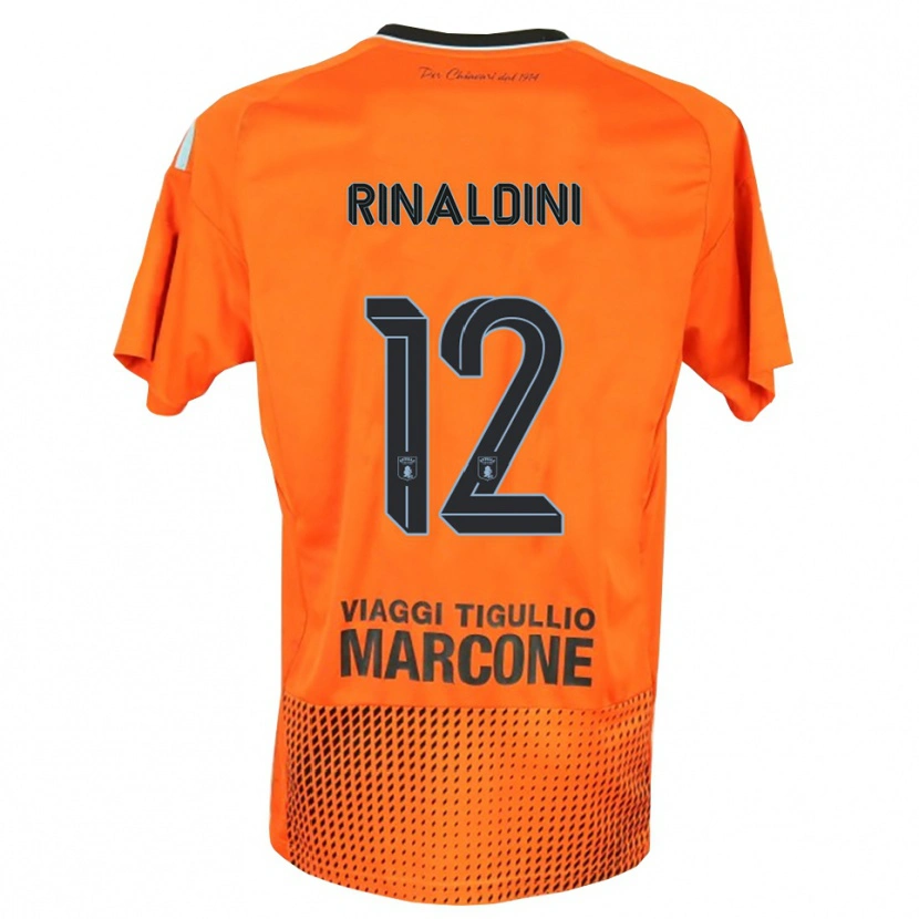 Danxen Homem Ruben Rinaldini #12 Laranja Escuro Azul Camisola Guarda-Redes 2025/26 Camisa Brasil