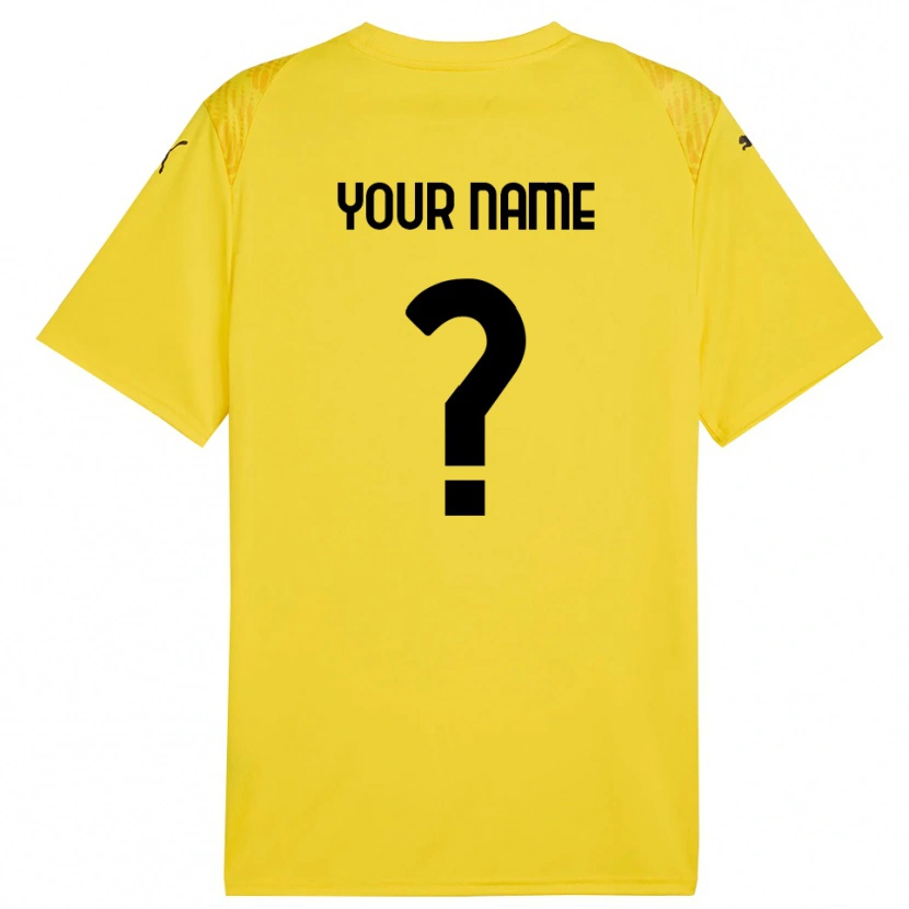 Danxen Homem US Salernitana 1919 Amarelo Preto Camisola Guarda-Redes 2025/26 Camisa Brasil