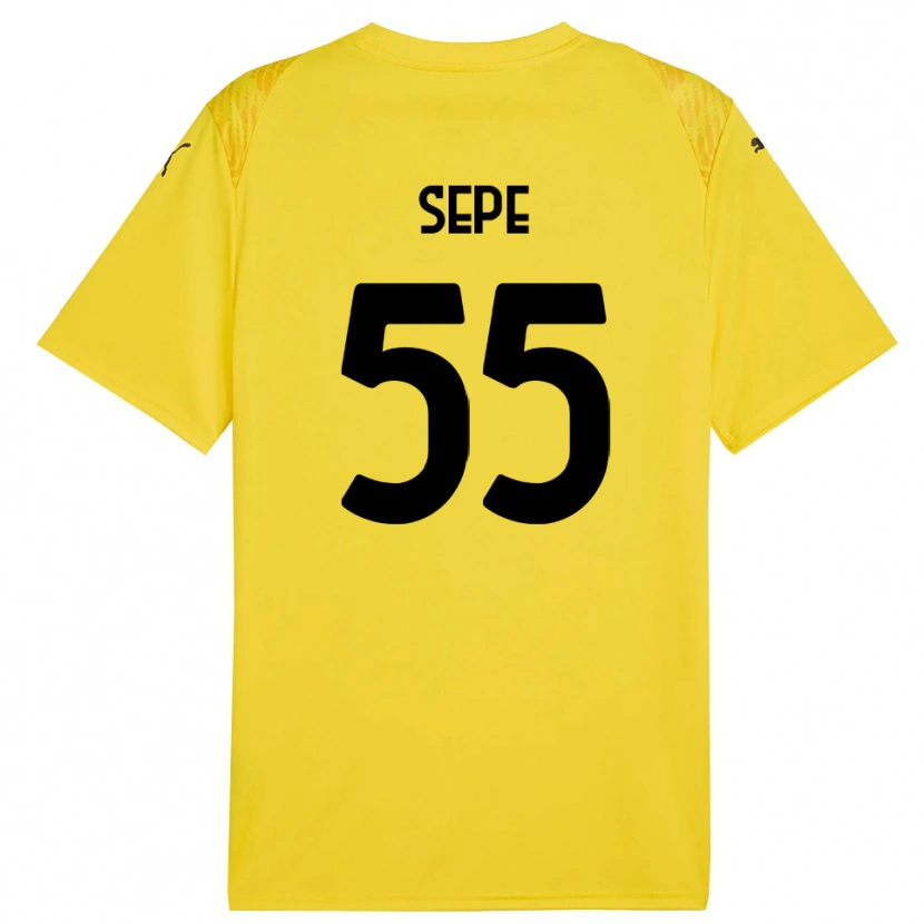 Danxen Homem Luigi Sepe #55 Amarelo Preto Camisola Guarda-Redes 2025/26 Camisa Brasil