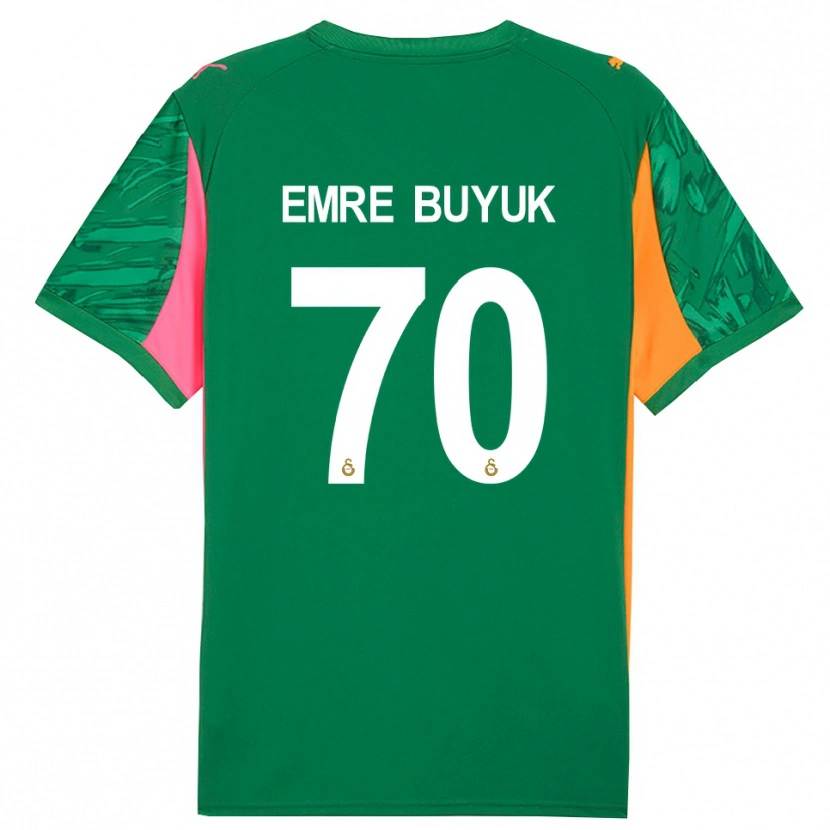 Danxen Homem Enes Emre Büyük #70 Rosa Laranja Verde Camisola Guarda-Redes 2025/26 Camisa Brasil