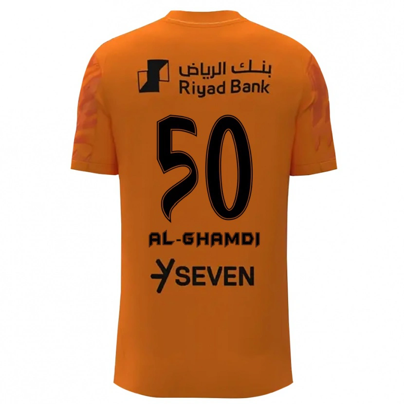 Danxen Homem Abdulelah Al-Ghamdi #50 Preto Laranja Escuro Camisola Guarda-Redes 2025/26 Camisa Brasil