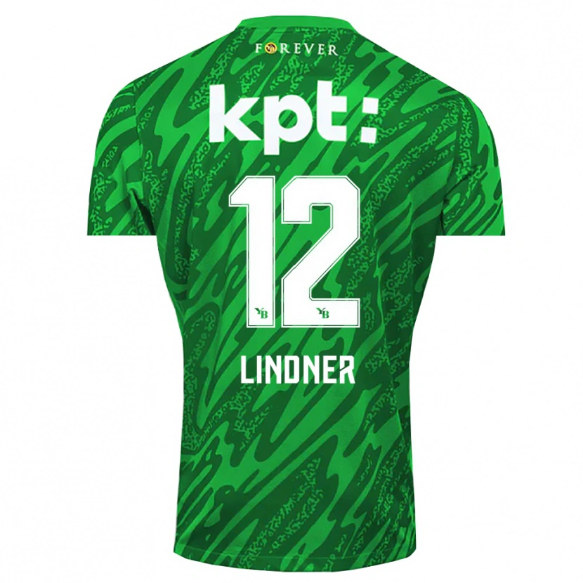Danxen Homem Heinz Lindner #12 Branco Verde Camisola Guarda-Redes 2025/26 Camisa Brasil