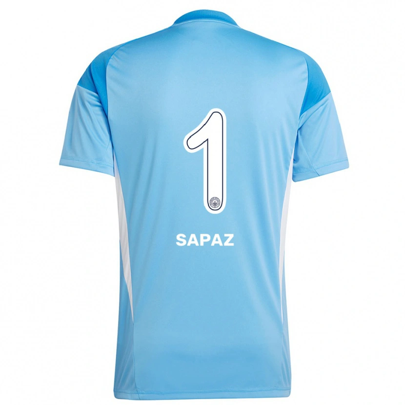 Danxen Homem Kuzey Sapaz #1 Azul Real Branco Camisola Guarda-Redes 2025/26 Camisa Brasil