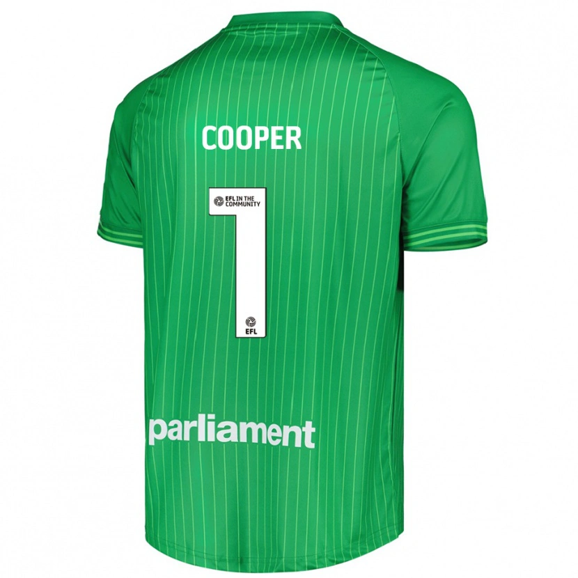 Danxen Homem Murphy Cooper #1 Verde Lima Camisola Guarda-Redes 2025/26 Camisa Brasil