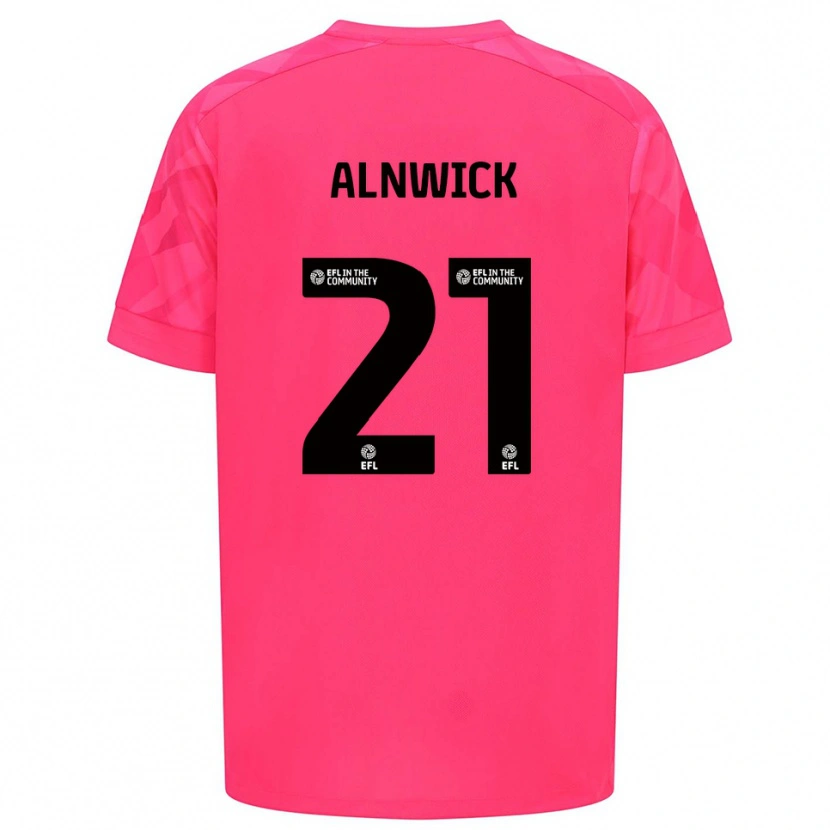 Danxen Homem Jak Alnwick #21 Rosa Rose Camisola Guarda-Redes 2025/26 Camisa Brasil