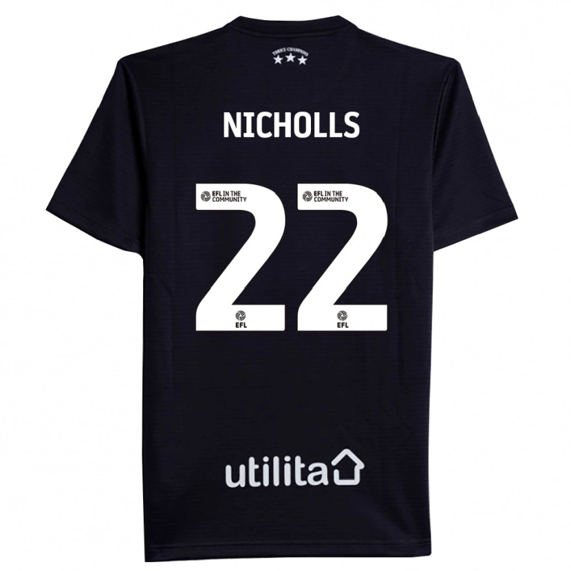Danxen Homem Lee Nicholls #22 Preto Branco Camisola Guarda-Redes 2025/26 Camisa Brasil