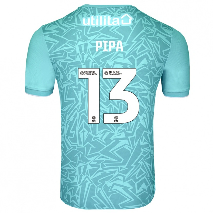 Danxen Homem Oliver Pipa #13 Azul Claro Camisola Guarda-Redes 2025/26 Camisa Brasil