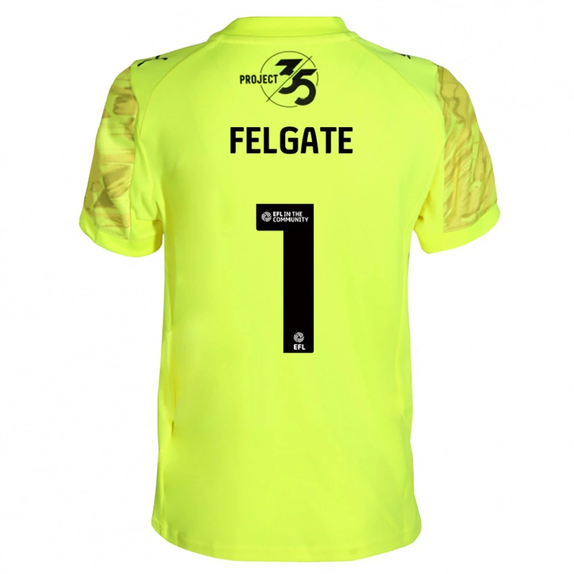 Danxen Homem Lily Felgate #1 Preto Verde Fluorescente Camisola Guarda-Redes 2025/26 Camisa Brasil