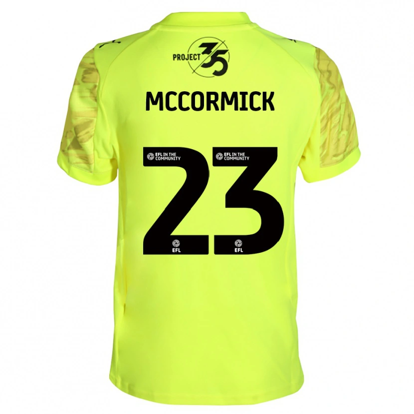 Danxen Homem Leo McCormick #23 Preto Verde Fluorescente Camisola Guarda-Redes 2025/26 Camisa Brasil