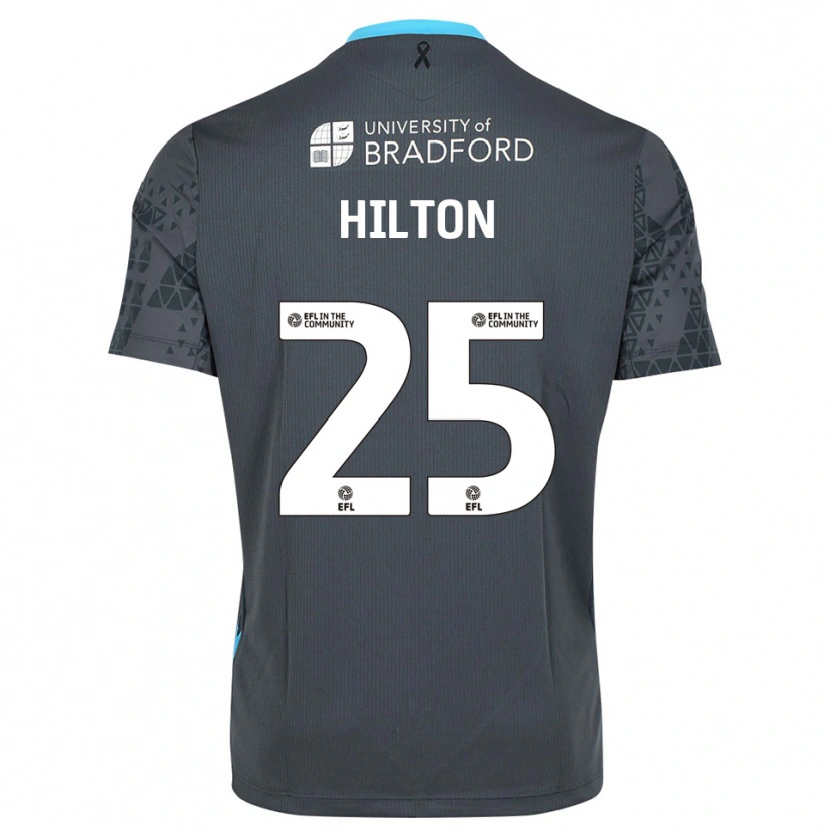 Danxen Homem Joe Hilton #25 Cinza Preto Camisola Guarda-Redes 2025/26 Camisa Brasil