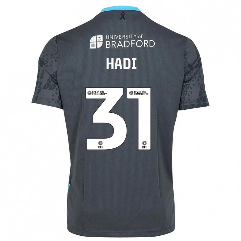 Danxen Homem Zac Hadi #31 Cinza Preto Camisola Guarda-Redes 2025/26 Camisa Brasil