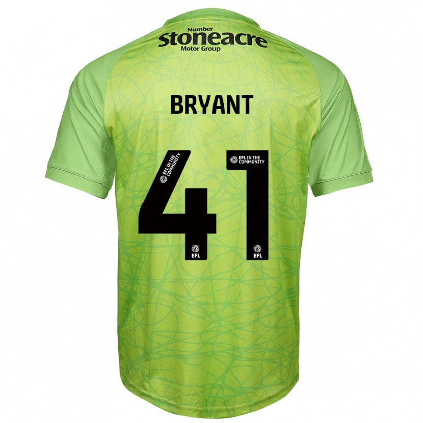 Danxen Homem Jacob Bryant #41 Verde Claro Camisola Guarda-Redes 2025/26 Camisa Brasil