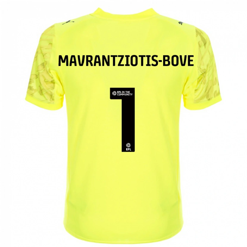 Danxen Homem Kane Mavrantziotis-Bove #1 Preto Amarelo Camisola Guarda-Redes 2025/26 Camisa Brasil
