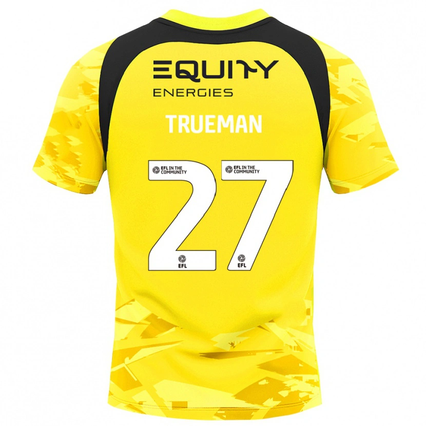 Danxen Homem Connal Trueman #27 Preto Amarelo Claro Camisola Guarda-Redes 2025/26 Camisa Brasil