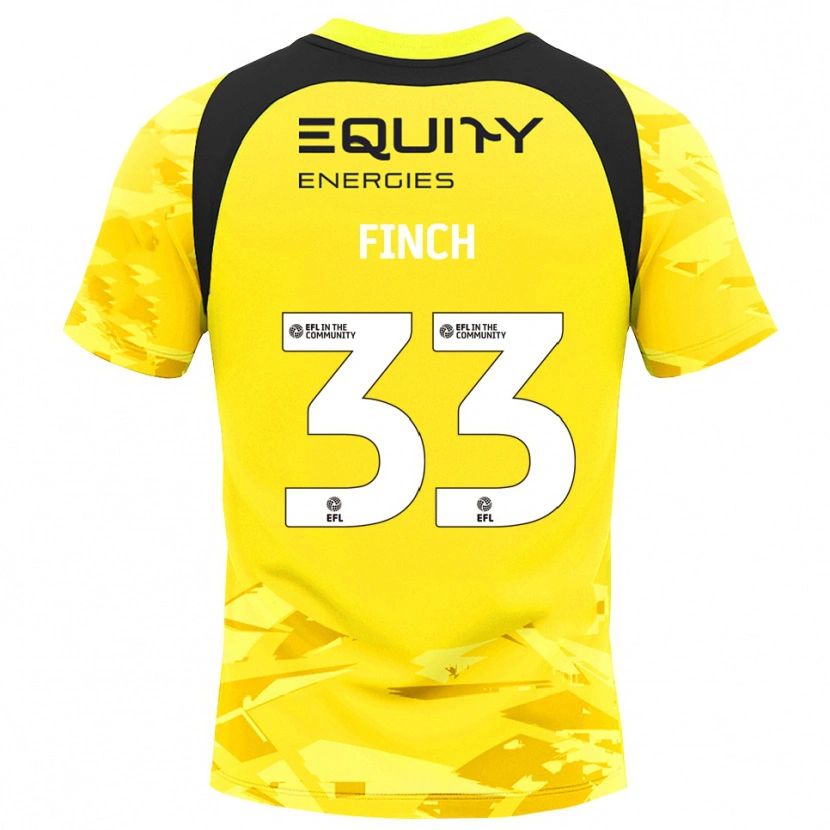 Danxen Homem Tom Finch #33 Preto Amarelo Claro Camisola Guarda-Redes 2025/26 Camisa Brasil