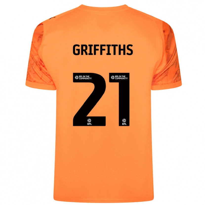 Danxen Homem Harry Griffiths #21 Preto Laranja Camisola Guarda-Redes 2025/26 Camisa Brasil
