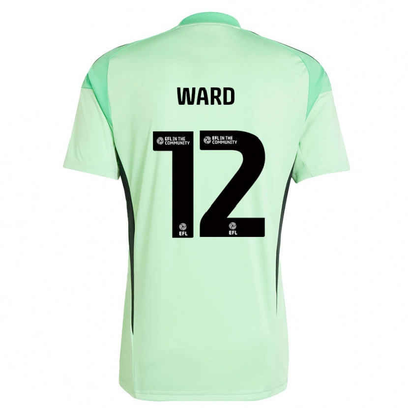Danxen Homem Lewis Ward #12 Preto Verde Claro Camisola Guarda-Redes 2025/26 Camisa Brasil