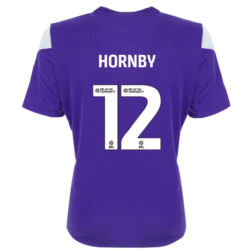 Danxen Homem Sam Hornby #12 Branco Roxo Camisola Guarda-Redes 2025/26 Camisa Brasil