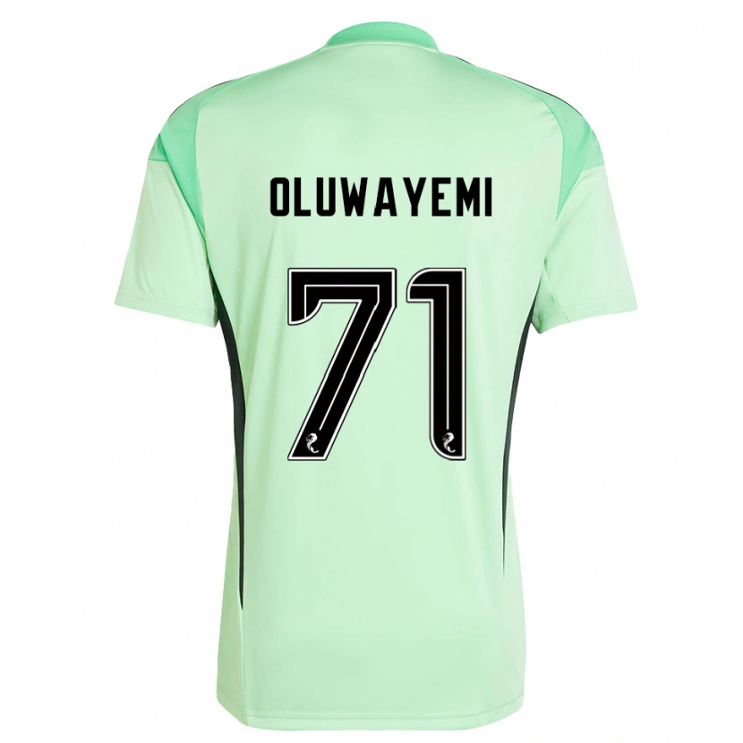 Danxen Homem Tobi Oluwayemi #71 Preto Verde Claro Camisola Guarda-Redes 2025/26 Camisa Brasil