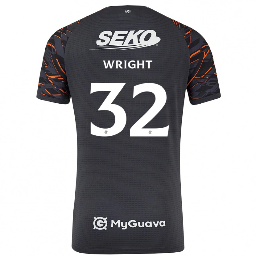 Danxen Homem Kieran Wright #32 Cinza Escuro Camisola Guarda-Redes 2025/26 Camisa Brasil