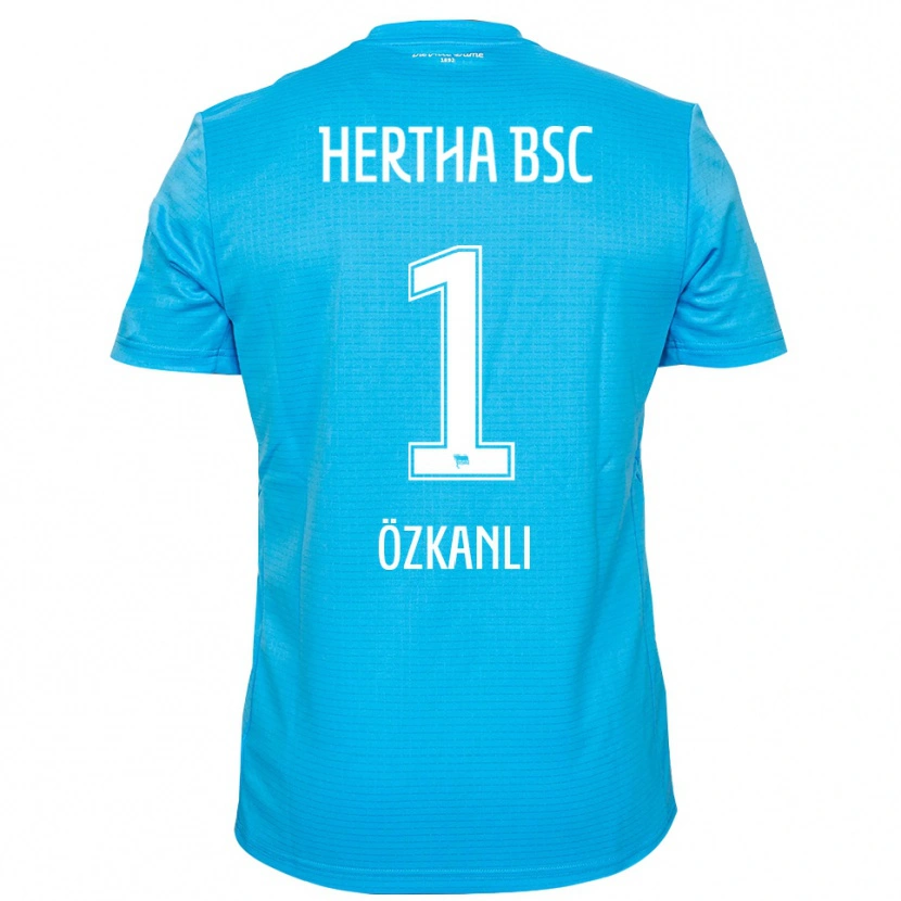 Danxen Homem Burak Özkanli #1 Azul Claro Branco Camisola Guarda-Redes 2025/26 Camisa Brasil