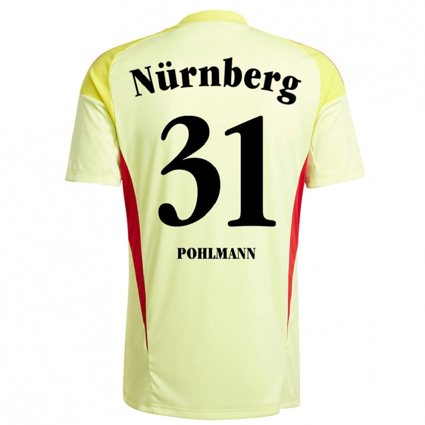 Danxen Homem Lennart Pohlmann #31 Amarelo Preto Camisola Guarda-Redes 2025/26 Camisa Brasil