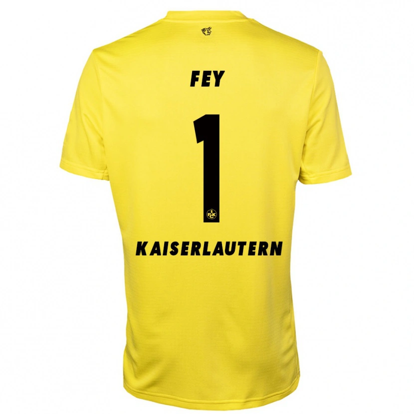 Danxen Homem Tyler Fey #1 Amarelo Preto Camisola Guarda-Redes 2025/26 Camisa Brasil