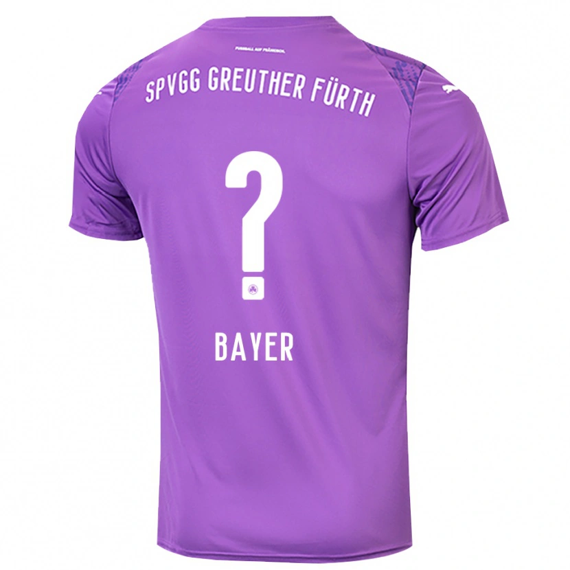 Danxen Homem Lisa Bayer #0 Roxo Branco Camisola Guarda-Redes 2025/26 Camisa Brasil