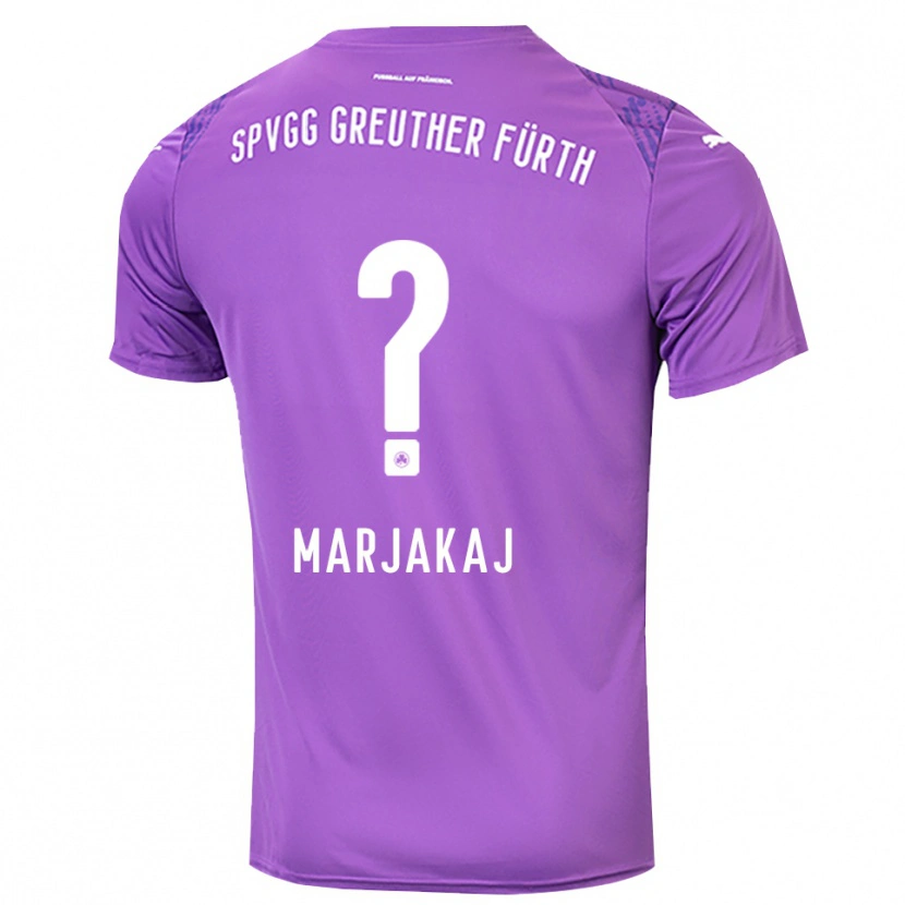 Danxen Homem Sabina Marjakaj #0 Roxo Branco Camisola Guarda-Redes 2025/26 Camisa Brasil