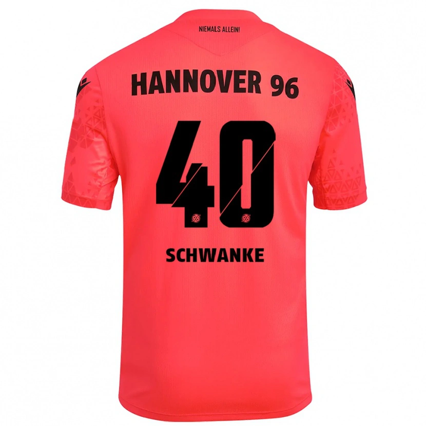 Danxen Homem Jonas Schwanke #40 Vermelho Preto Camisola Guarda-Redes 2025/26 Camisa Brasil