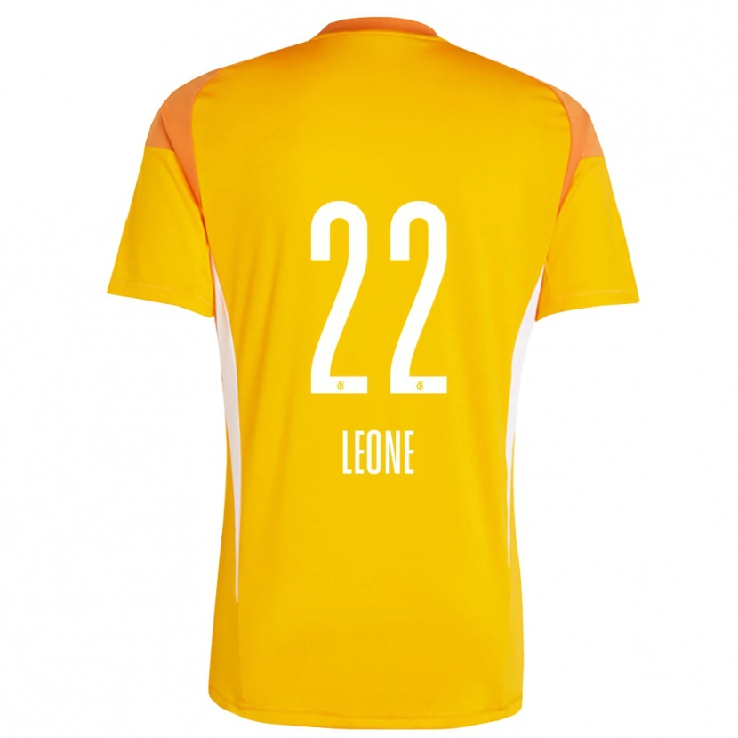 Danxen Homem Vincent Leone #22 Amarelo Laranja Camisola Guarda-Redes 2025/26 Camisa Brasil