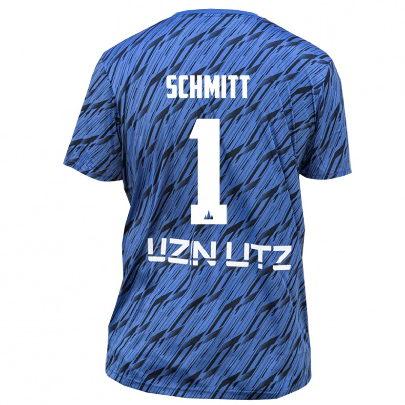 Danxen Homem Max Schmitt #1 Azul Real Branco Camisola Guarda-Redes 2025/26 Camisa Brasil