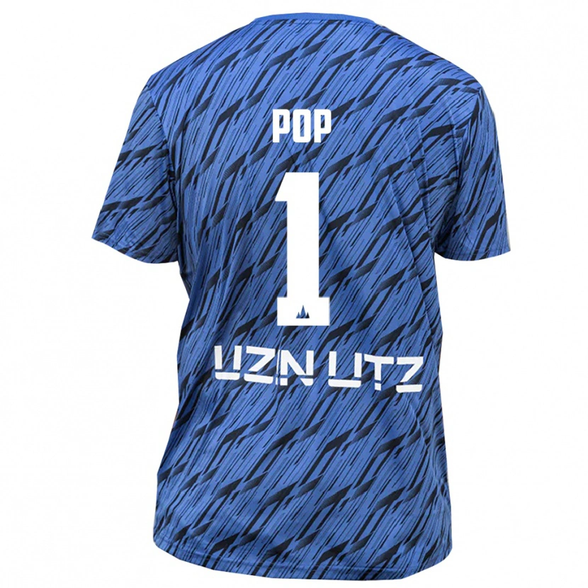 Danxen Homem Nico Pop #1 Azul Real Branco Camisola Guarda-Redes 2025/26 Camisa Brasil